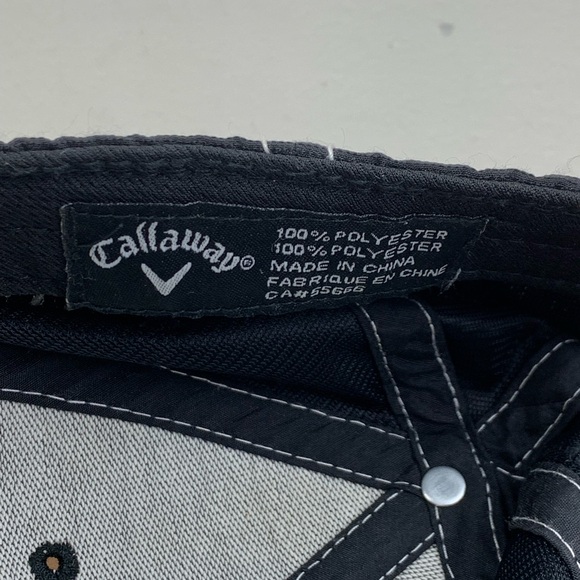 Callaway Hat Cap Strap Back Black Red Big Bertha Golf Casual Mens Speed Regime - Picture 11 of 11